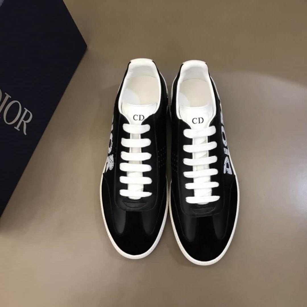 DIOR BLACK B01 DANIEL ASHAM LOGO