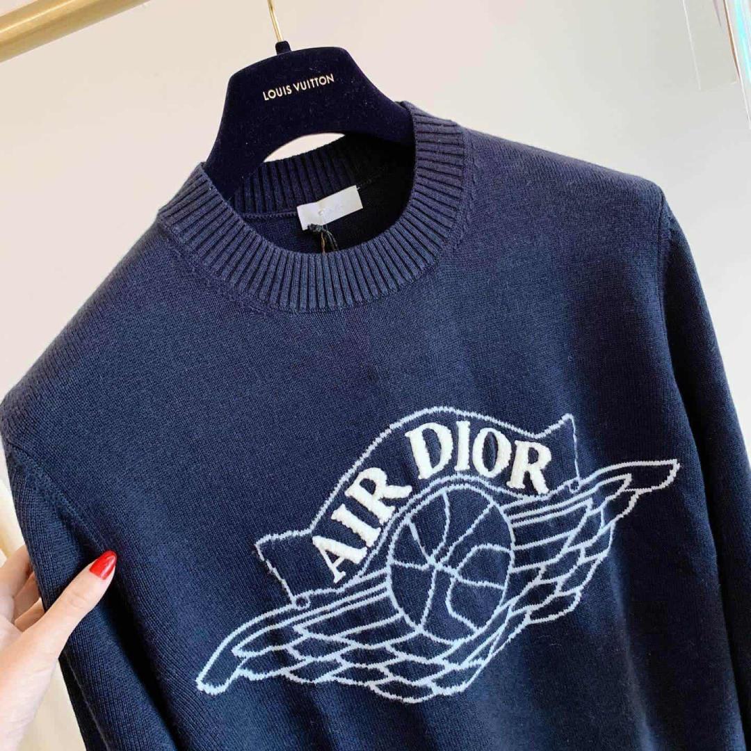 DIOR X JORDAN WINGS SWEATER NAVY