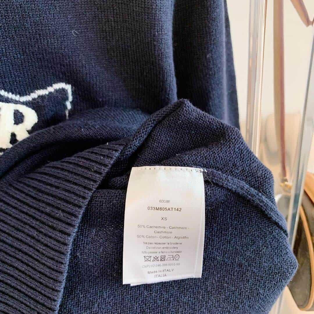 DIOR X JORDAN WINGS SWEATER NAVY