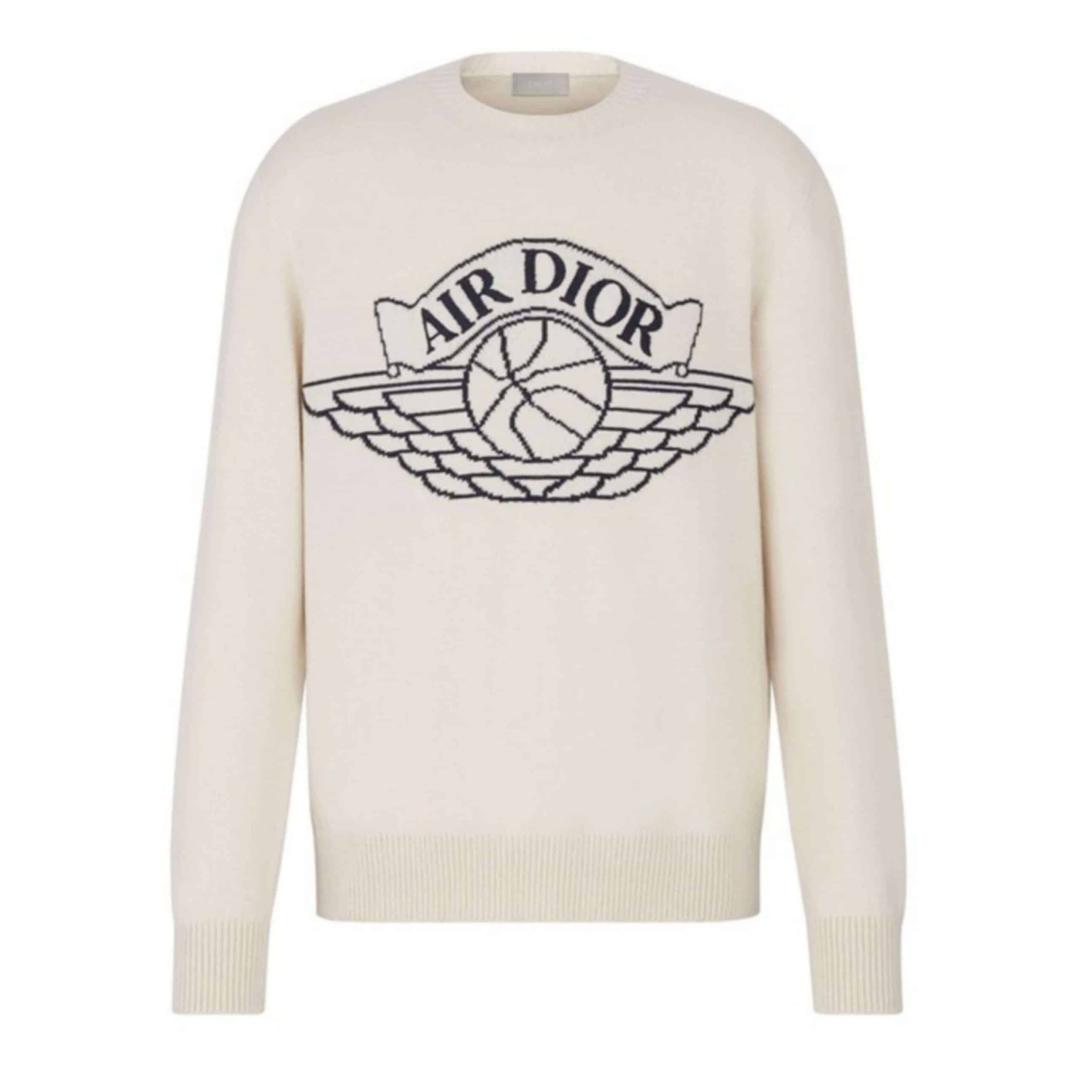 DIOR X JORDAN WINGS SWEATER WHITE