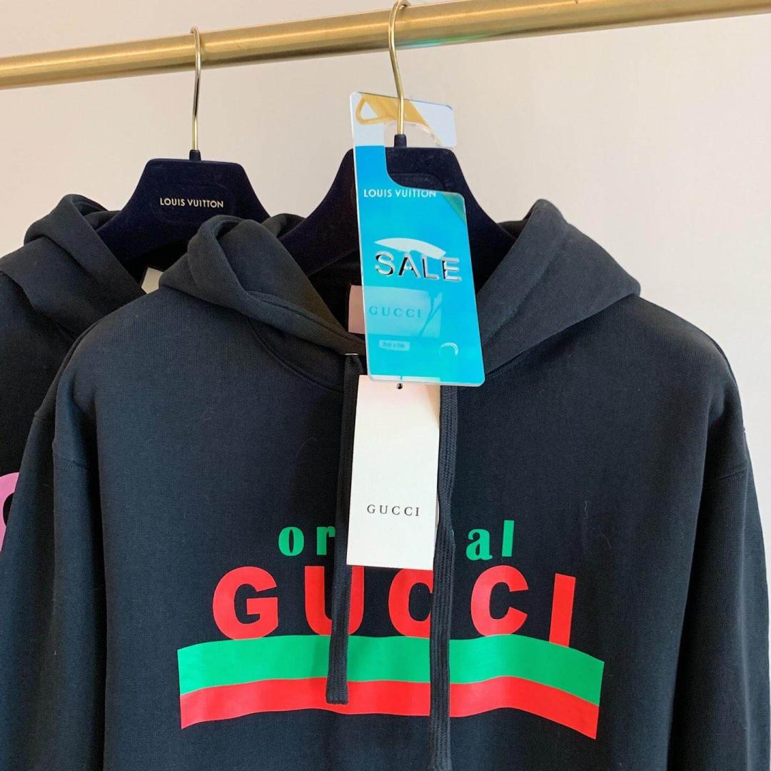 GUCCI BLACK 'ORIGINAL GUCCI' HOODIE