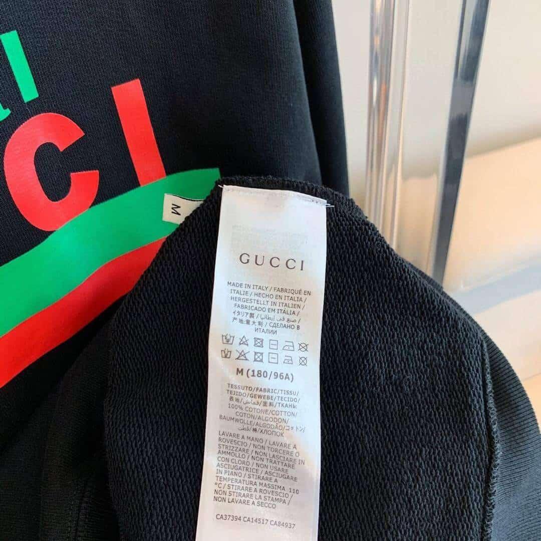 GUCCI BLACK 'ORIGINAL GUCCI' HOODIE