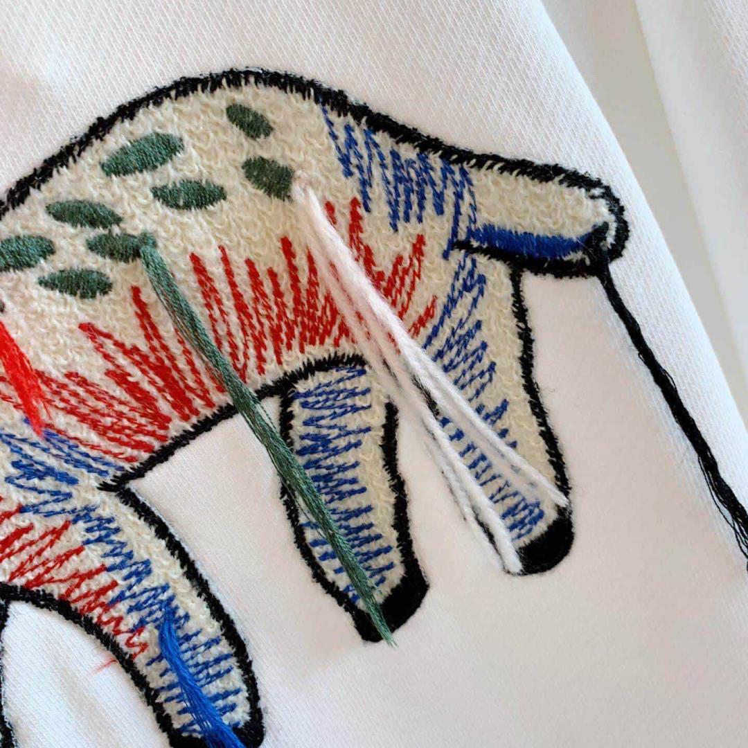 GUCCI MOHAIR SWEATER WITH FAWN INTARSIA