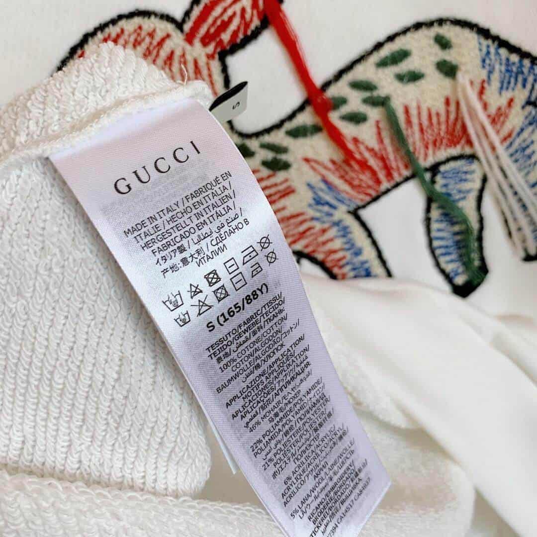 GUCCI MOHAIR SWEATER WITH FAWN INTARSIA