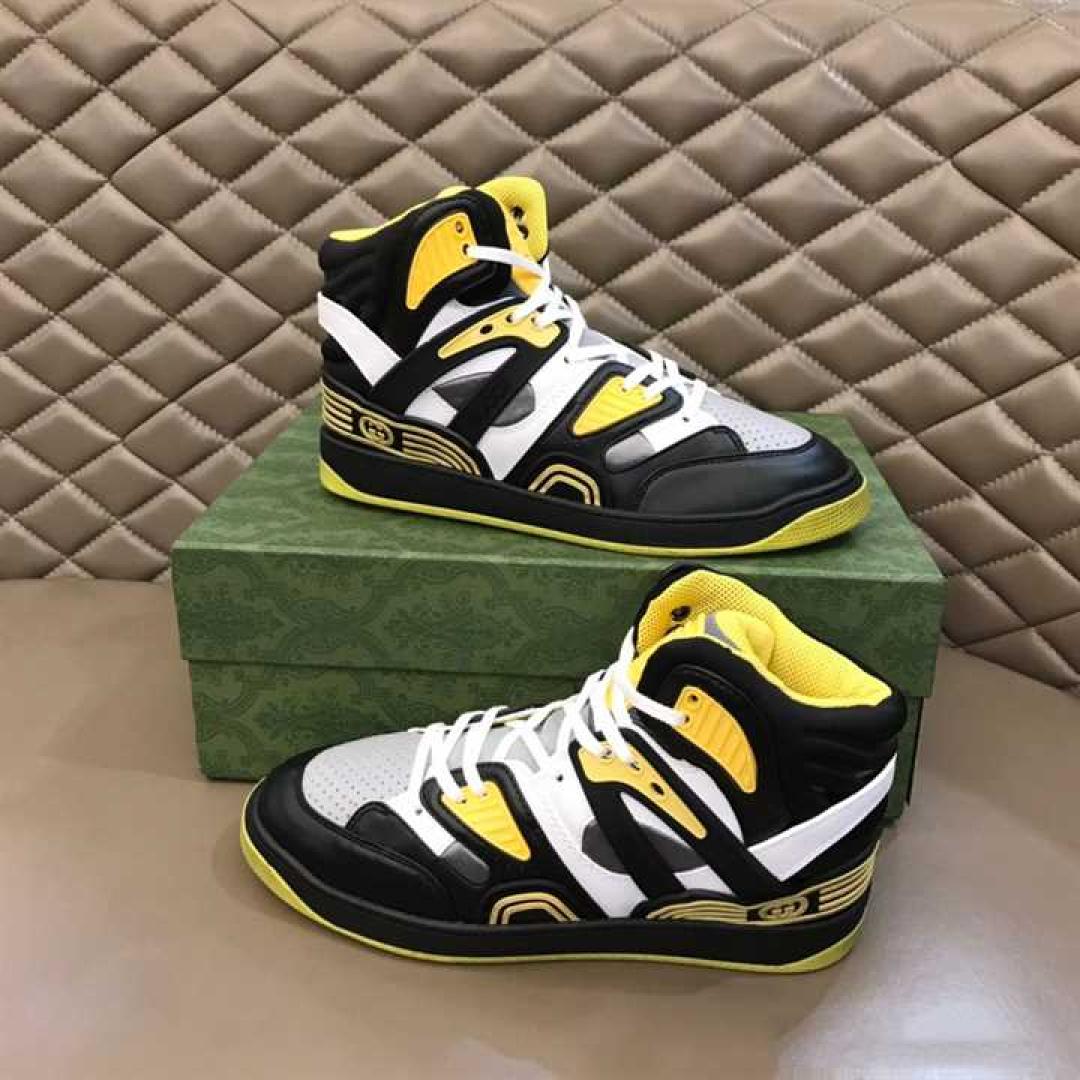 GUCCI BASKET SNEAKERS BLACK DEMETRA
