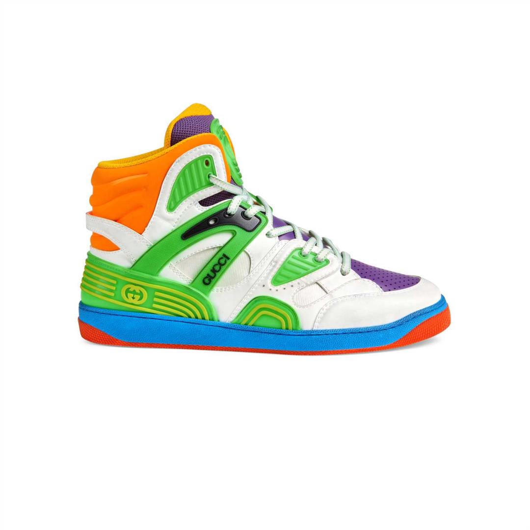 GUCCI BASKET SNEAKERS WHITE DEMETRA