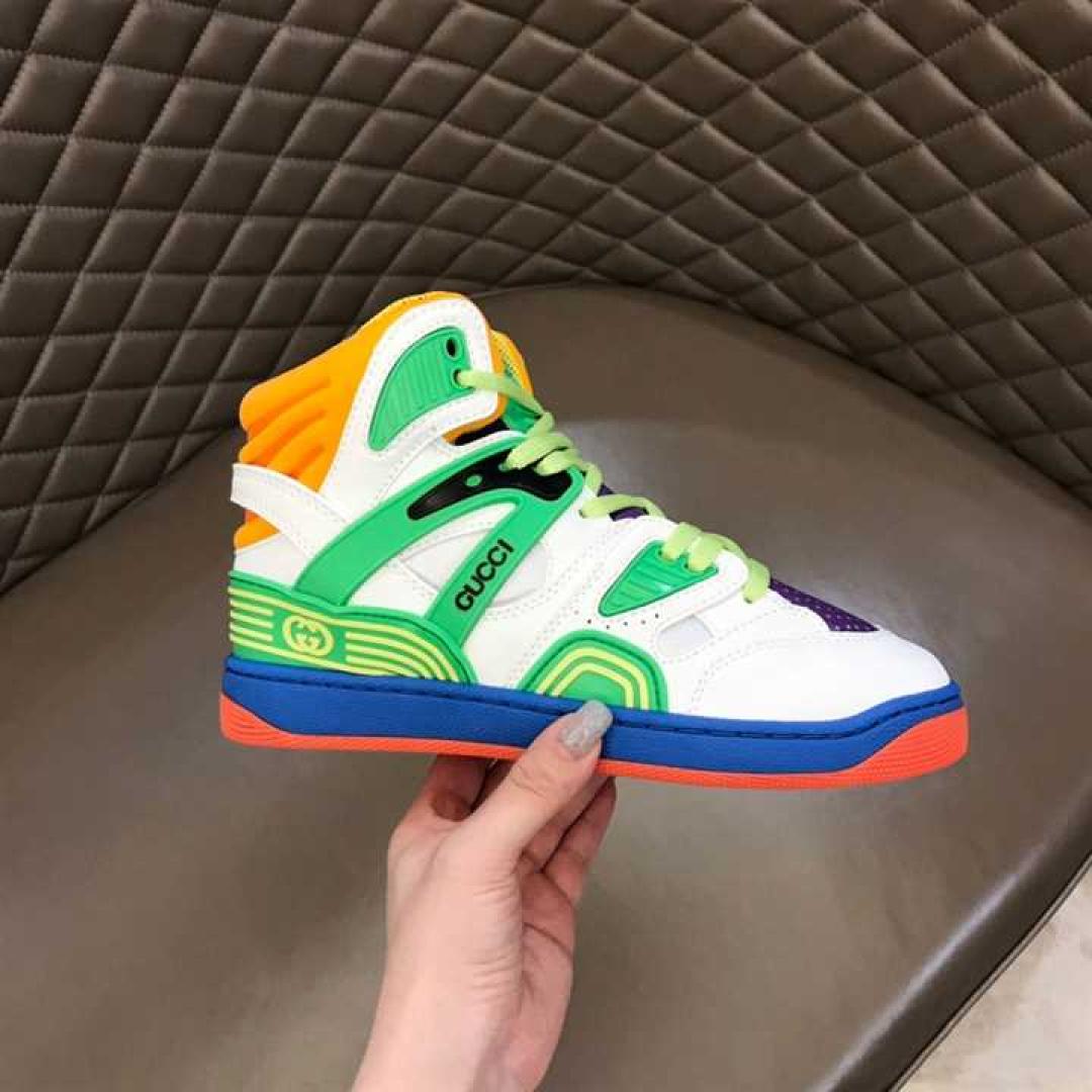 GUCCI BASKET SNEAKERS WHITE DEMETRA