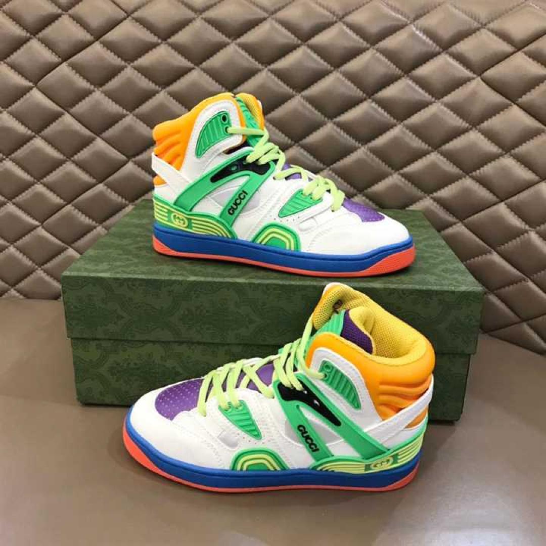 GUCCI BASKET SNEAKERS WHITE DEMETRA