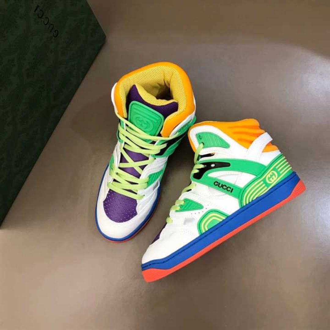 GUCCI BASKET SNEAKERS WHITE DEMETRA