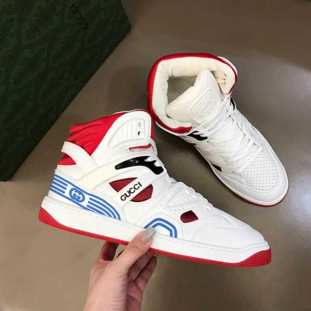 GUCCI BASKET SNEAKERS WHITE DEMETRA