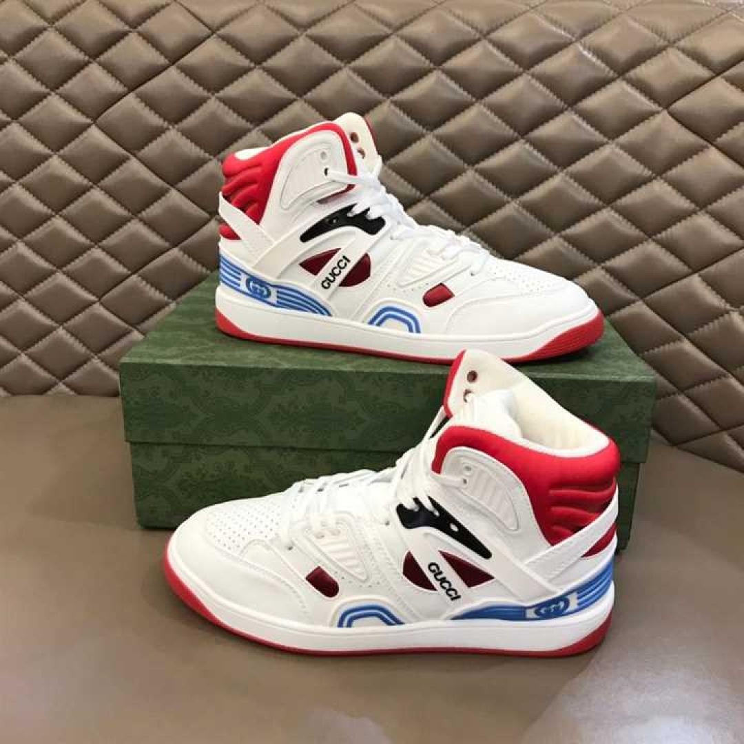 GUCCI BASKET SNEAKERS WHITE DEMETRA