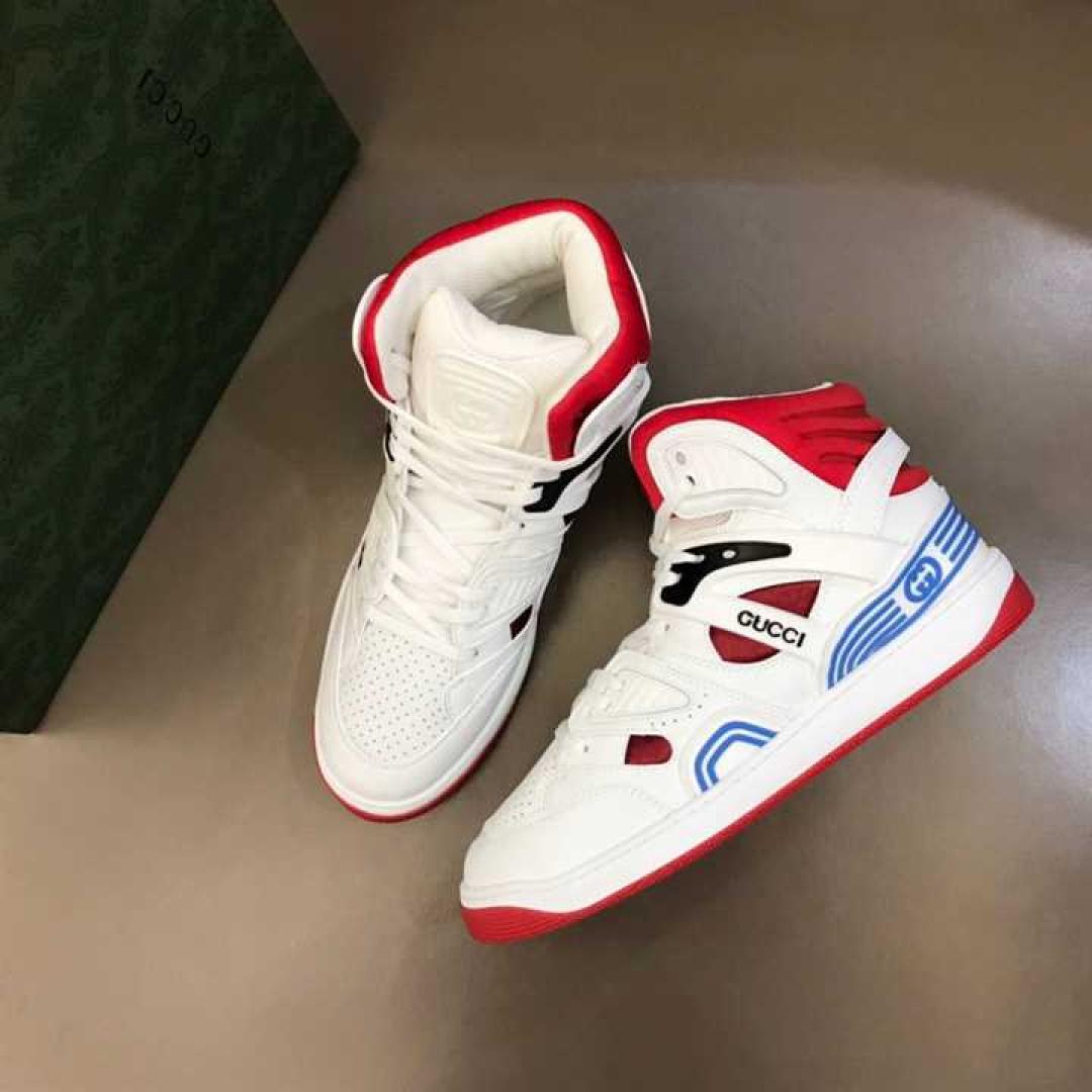 GUCCI BASKET SNEAKERS WHITE DEMETRA