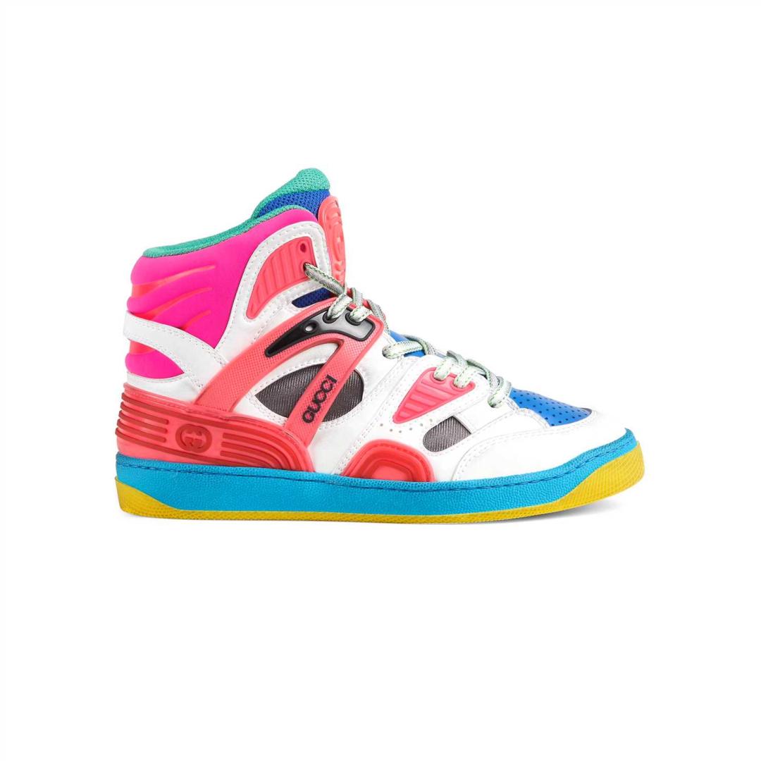 GUCCI BASKET SNEAKERS WHITE DEMETRA