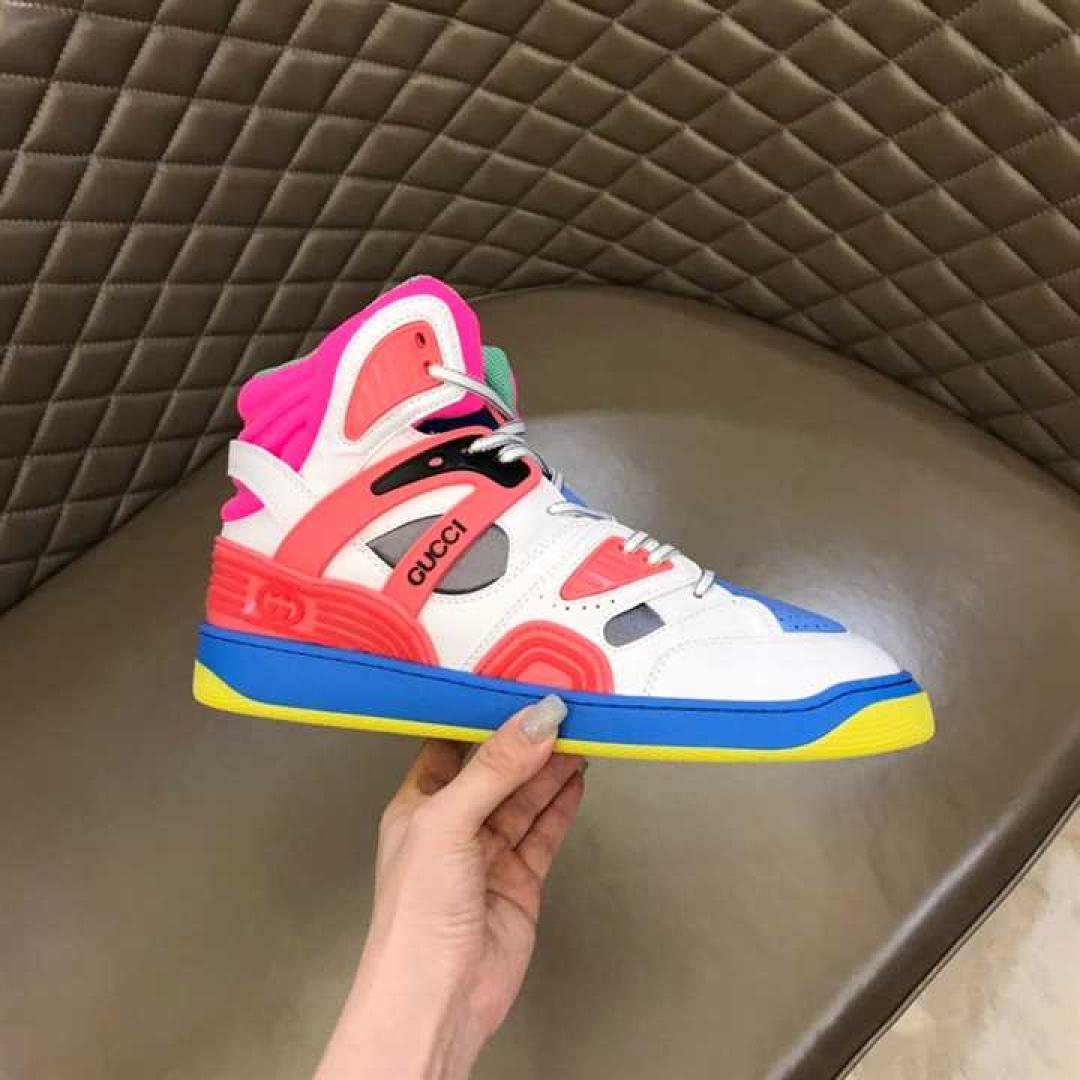 GUCCI BASKET SNEAKERS WHITE DEMETRA