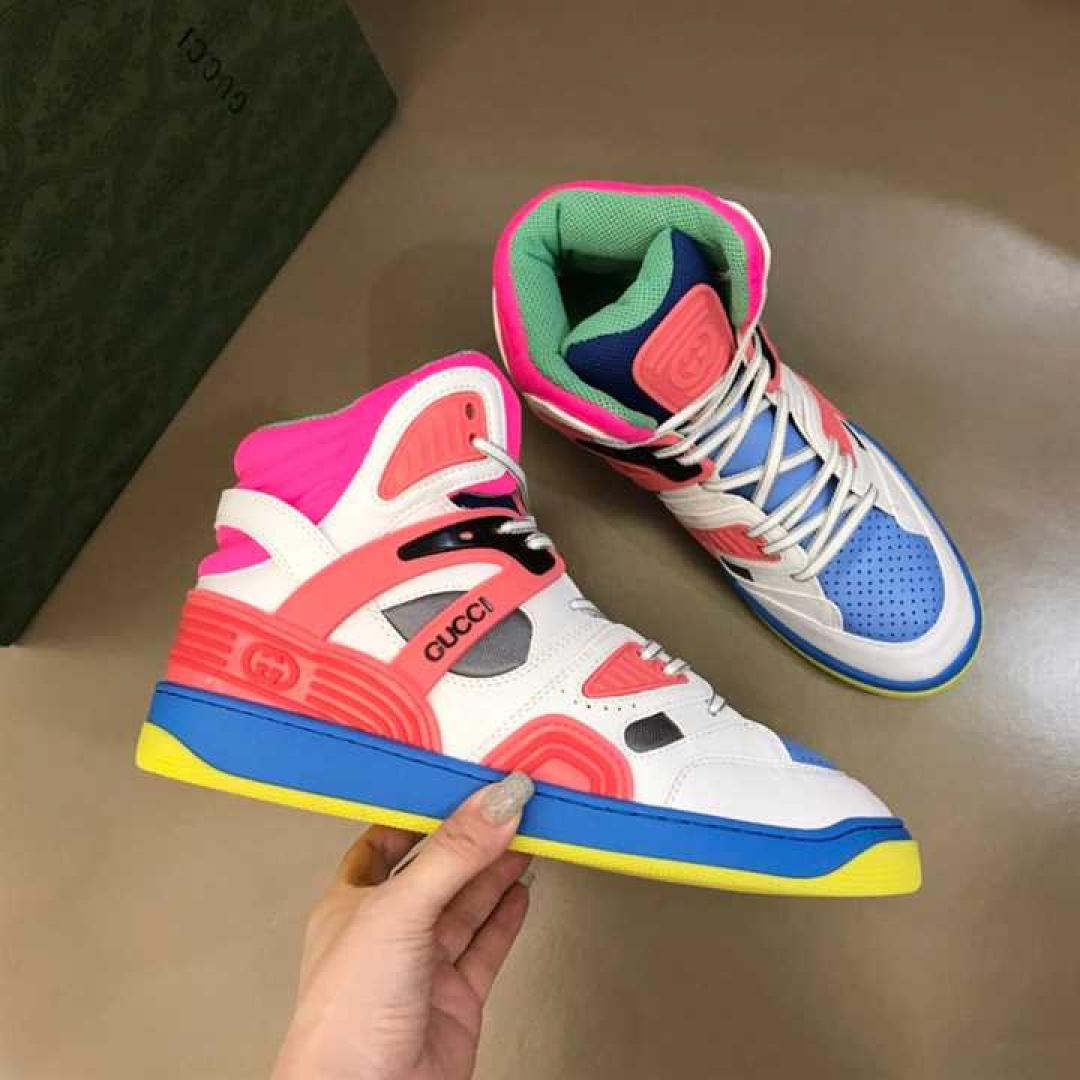 GUCCI BASKET SNEAKERS WHITE DEMETRA