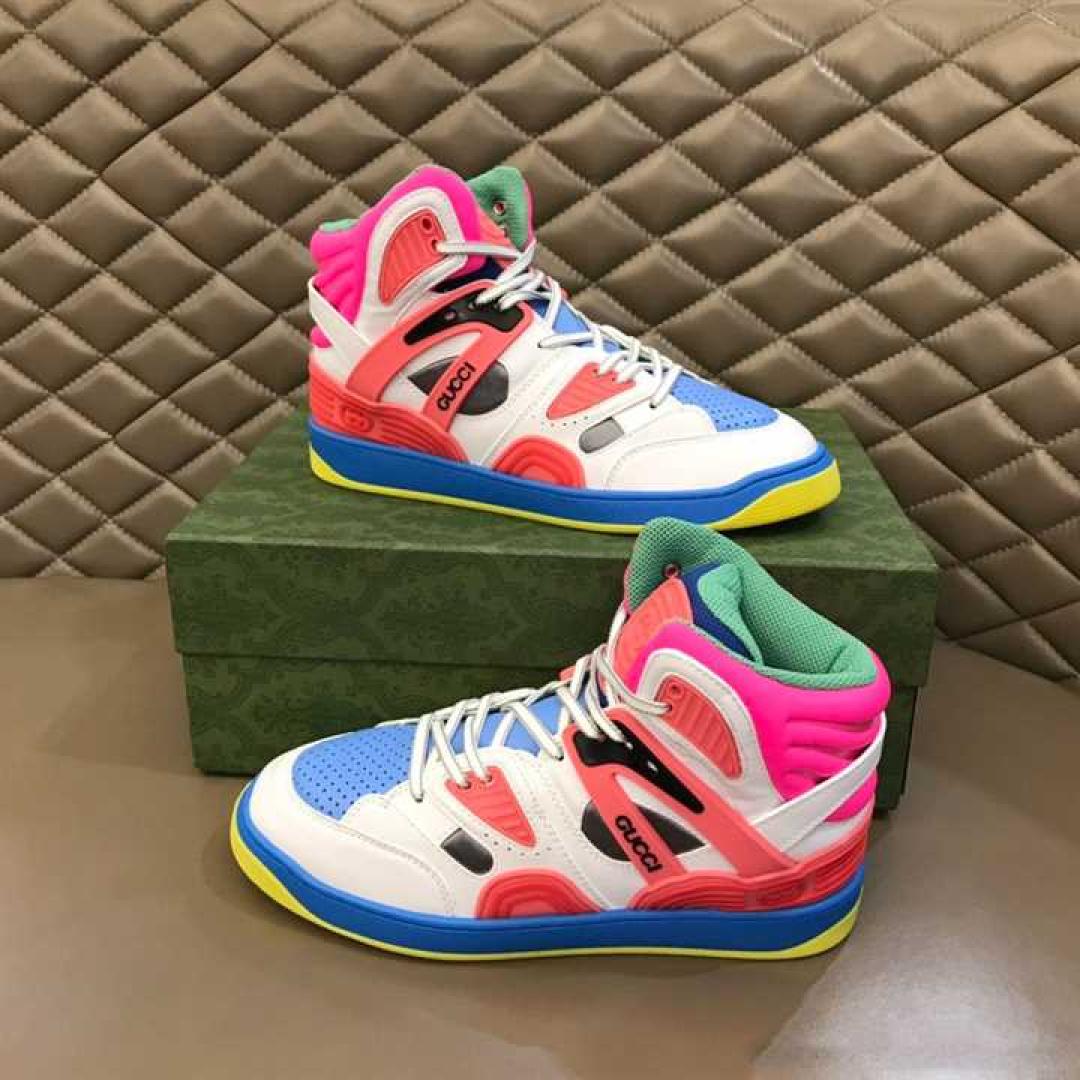 GUCCI BASKET SNEAKERS WHITE DEMETRA