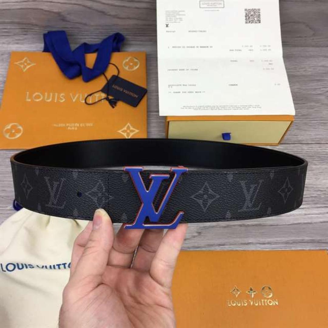 LOUIS VUITTON INITIALES 40MM REVERSIBLE MONOGRAM CANVAS BELT
