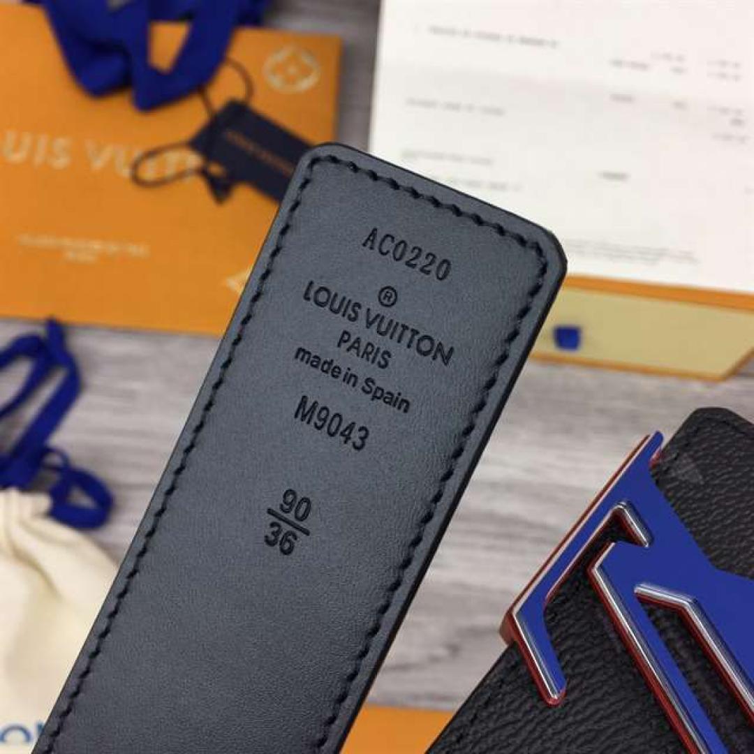LOUIS VUITTON INITIALES 40MM REVERSIBLE MONOGRAM CANVAS BELT