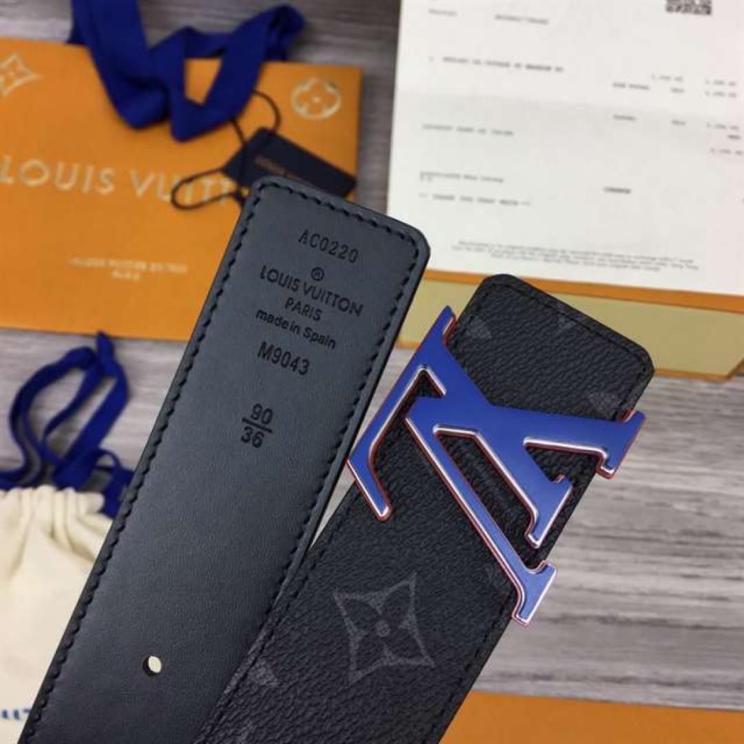 LOUIS VUITTON INITIALES 40MM REVERSIBLE MONOGRAM CANVAS BELT