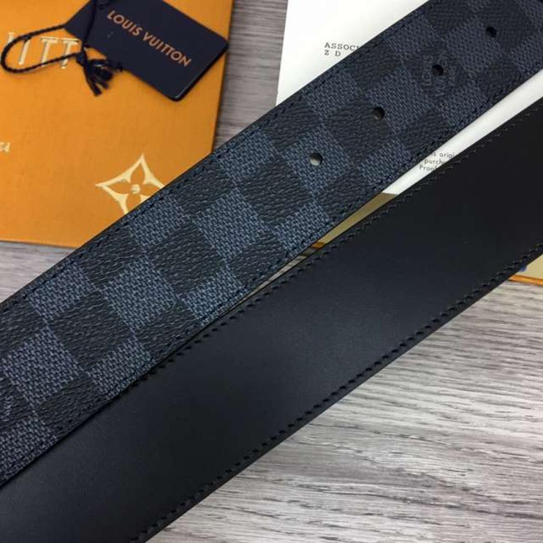 LOUIS VUITTON INITIALES 40MM REVERSIBLE DAMIER INFINI LEATHER BELT