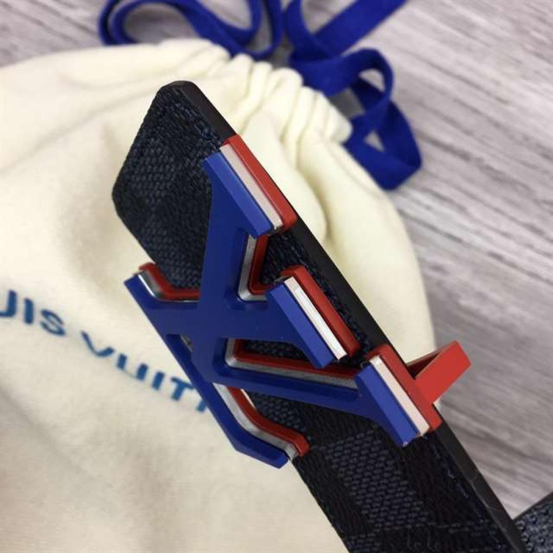 LOUIS VUITTON INITIALES 40MM REVERSIBLE DAMIER INFINI LEATHER BELT
