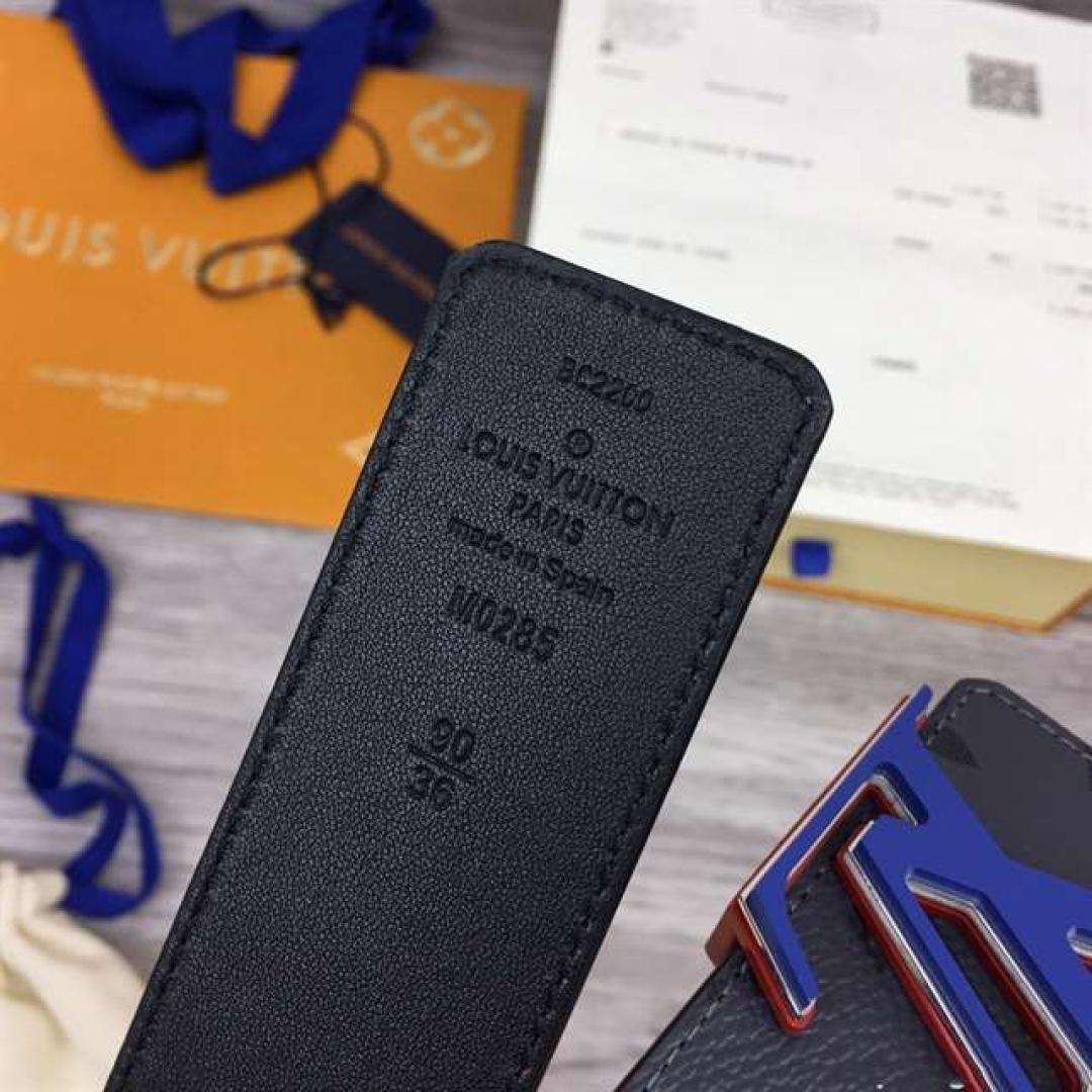 LOUIS VUITTON INITIALES 40MM REVERSIBLE MONOGRAM CANVAS BELT