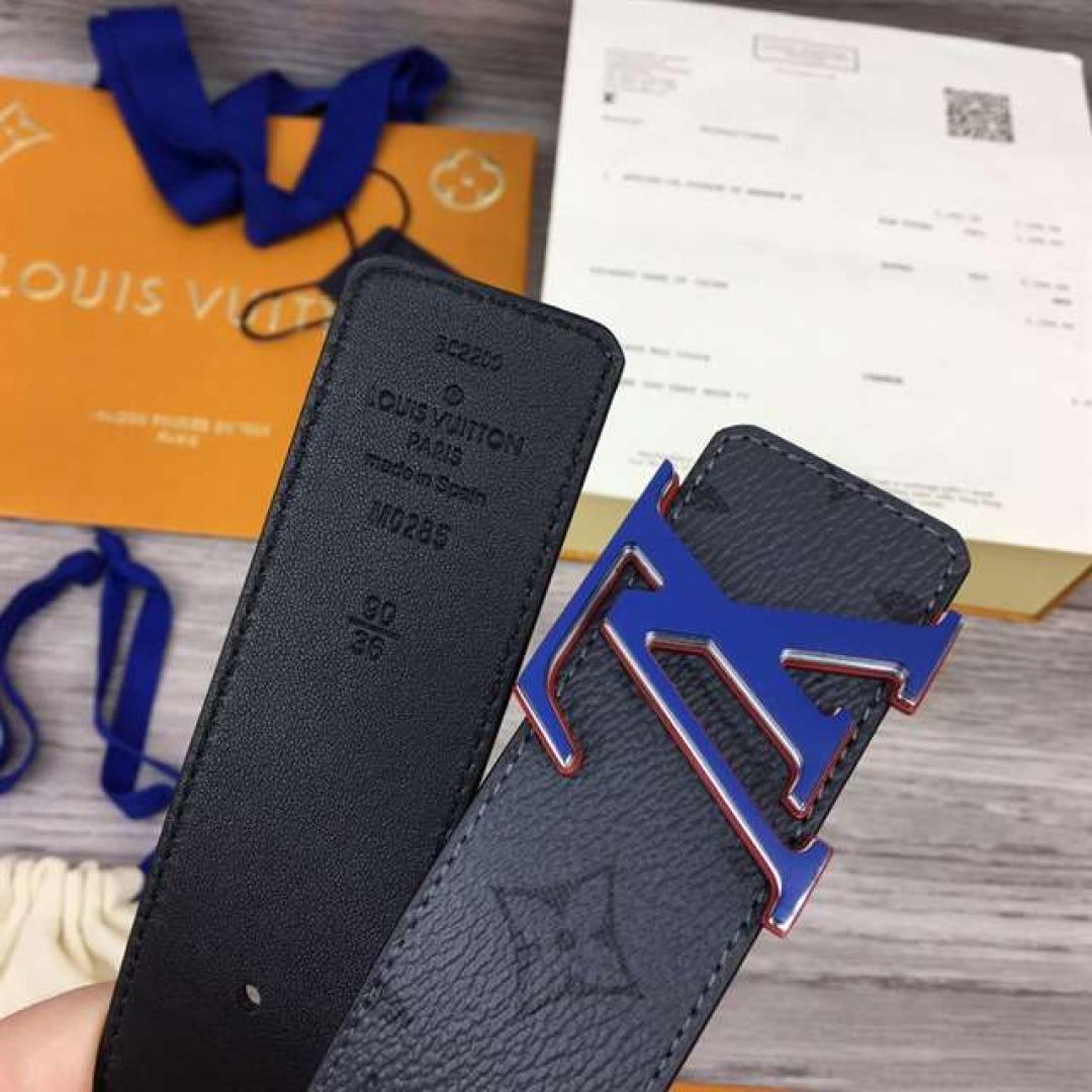 LOUIS VUITTON INITIALES 40MM REVERSIBLE MONOGRAM CANVAS BELT