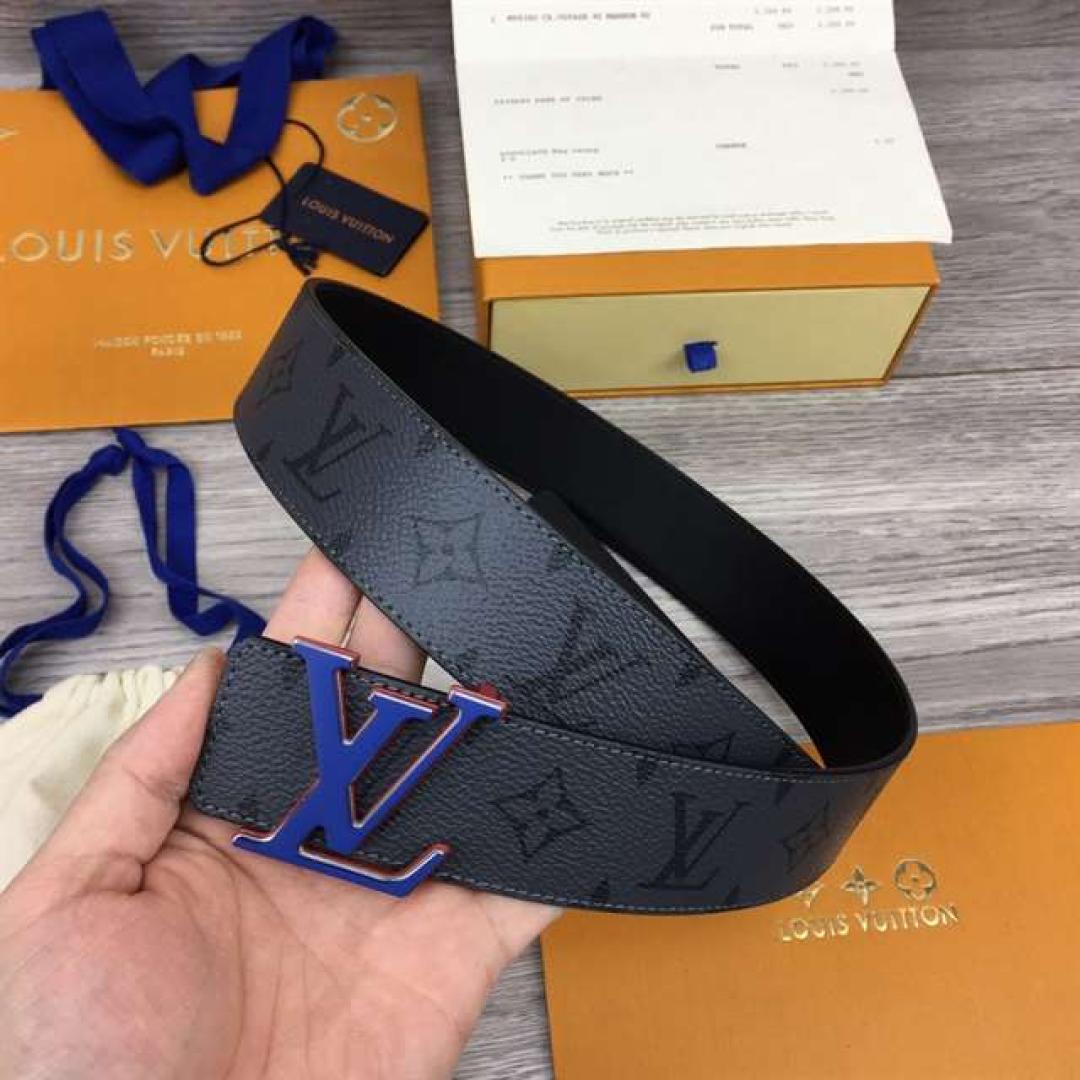 LOUIS VUITTON INITIALES 40MM REVERSIBLE MONOGRAM CANVAS BELT