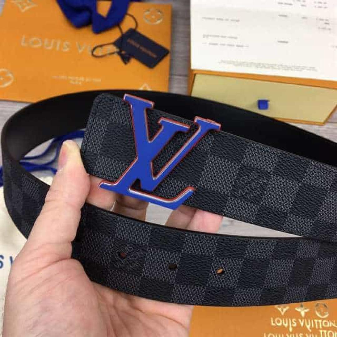 LOUIS VUITTON INITIALES 40MM REVERSIBLE DAMIER INFINI LEATHER BELT