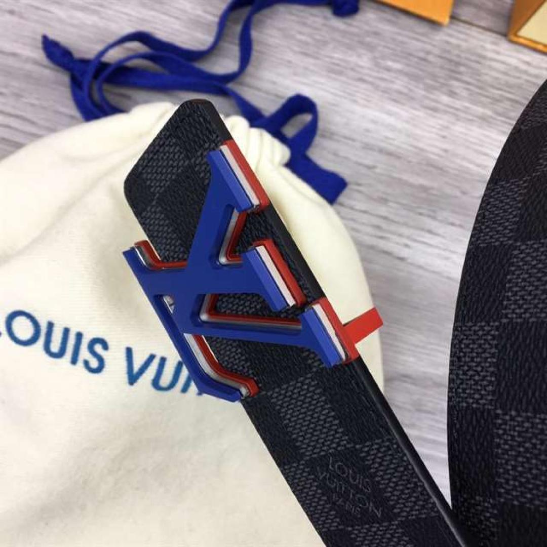 LOUIS VUITTON INITIALES 40MM REVERSIBLE DAMIER INFINI LEATHER BELT