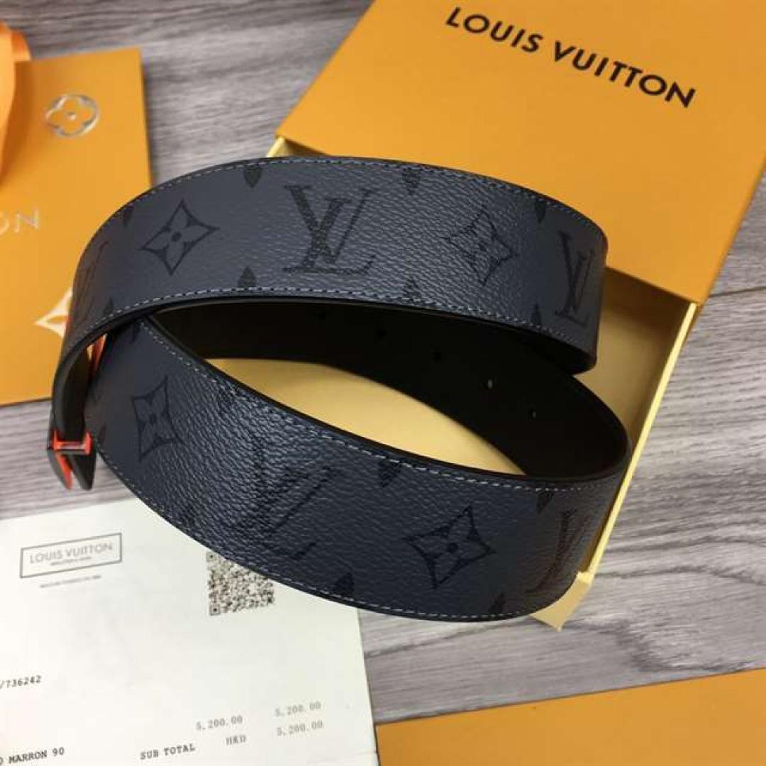 LOUIS VUITTON INITIALES 40MM REVERSIBLE MONOGRAM CANVAS BELT