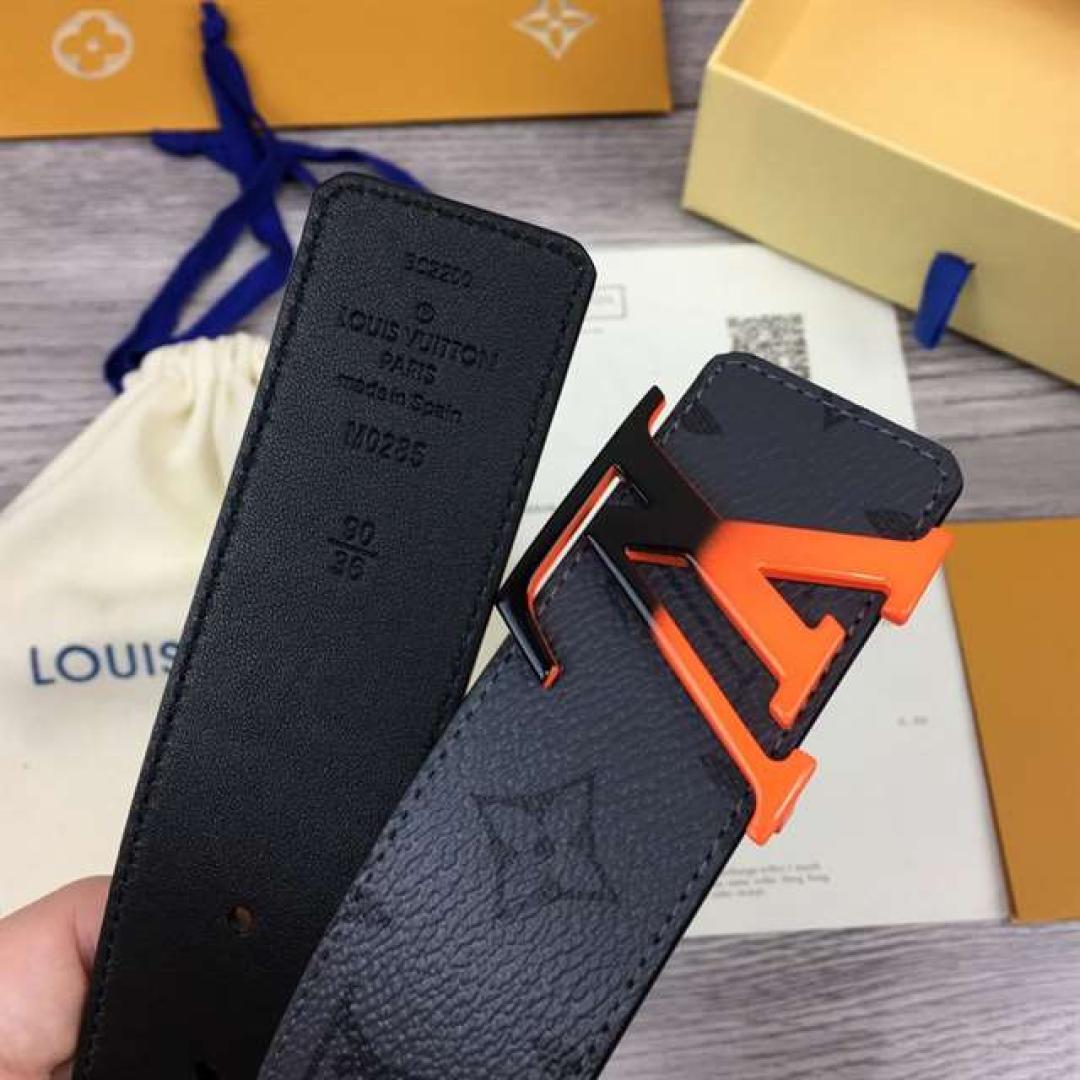 LOUIS VUITTON INITIALES 40MM REVERSIBLE MONOGRAM CANVAS BELT