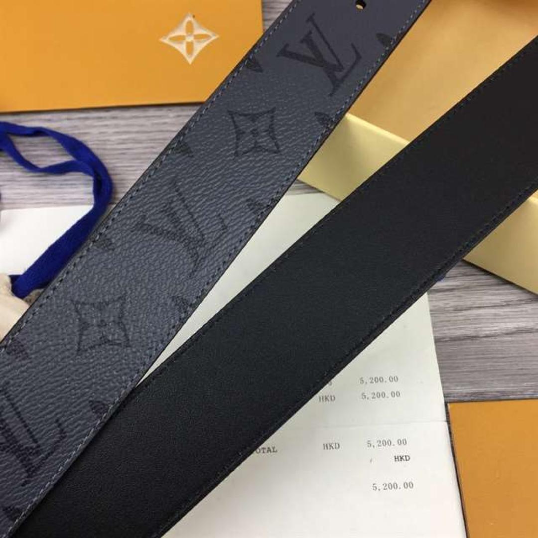 LOUIS VUITTON INITIALES 40MM REVERSIBLE MONOGRAM CANVAS BELT