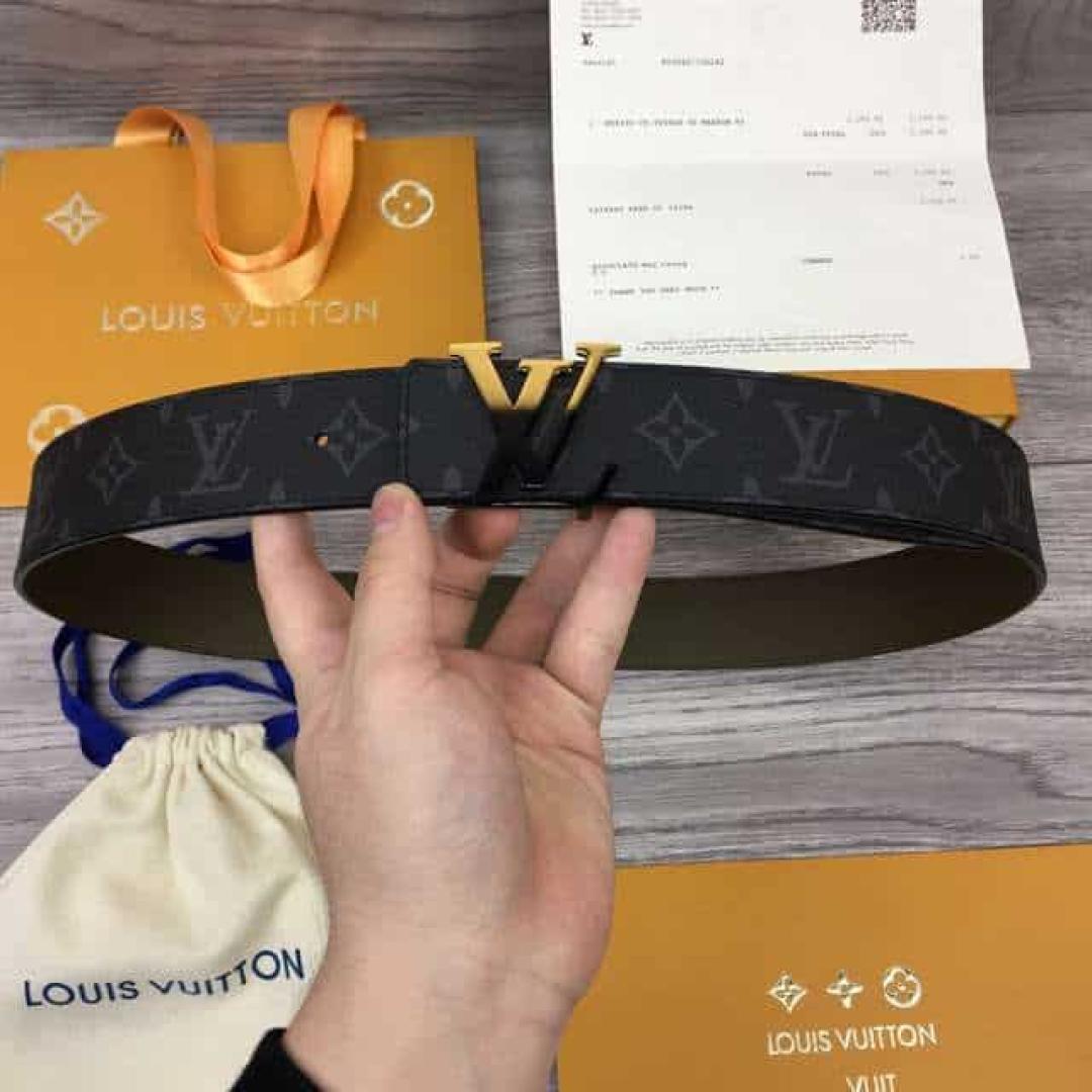 LOUIS VUITTON INITIALES 40MM REVERSIBLE MONOGRAM CANVAS BELT