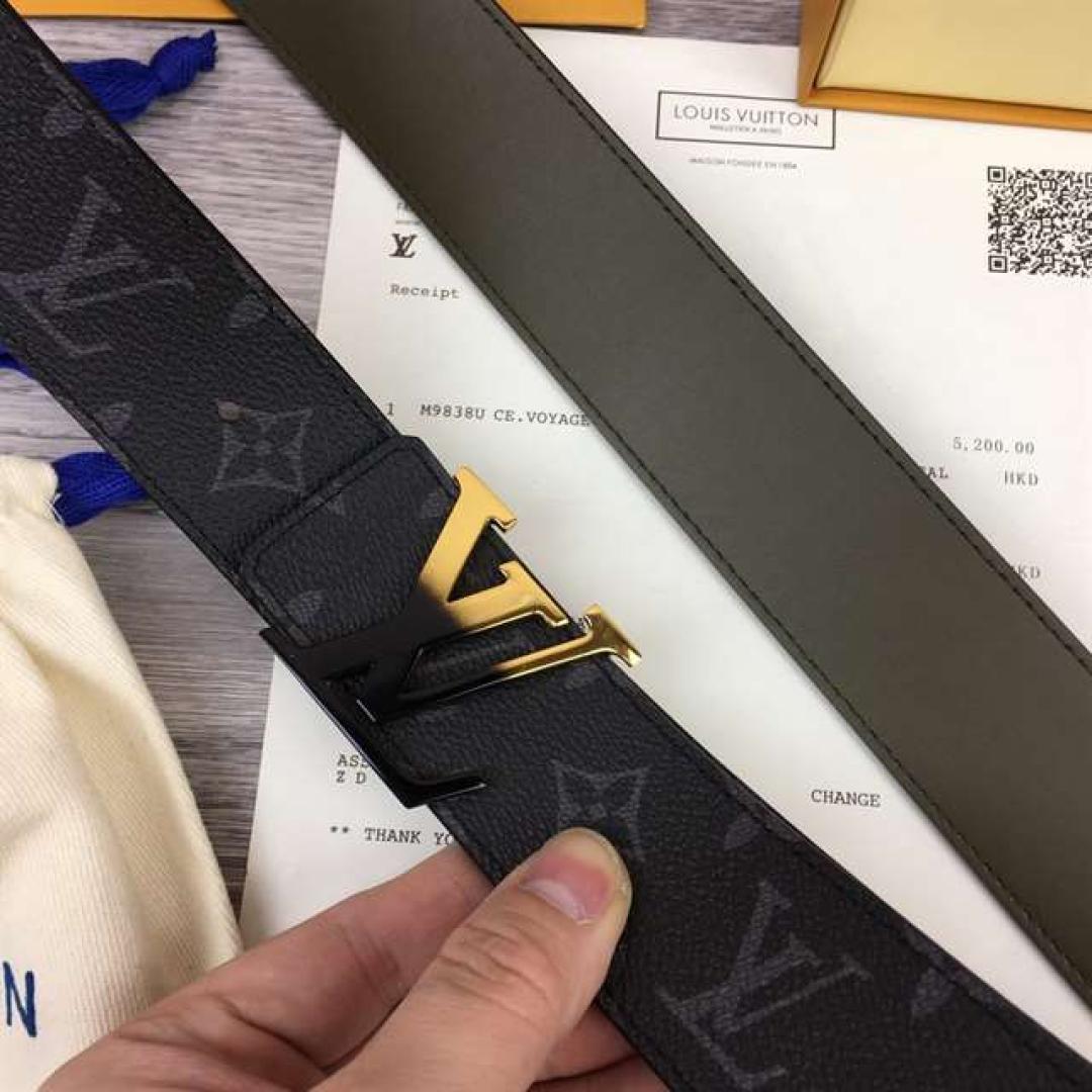 LOUIS VUITTON INITIALES 40MM REVERSIBLE MONOGRAM CANVAS BELT