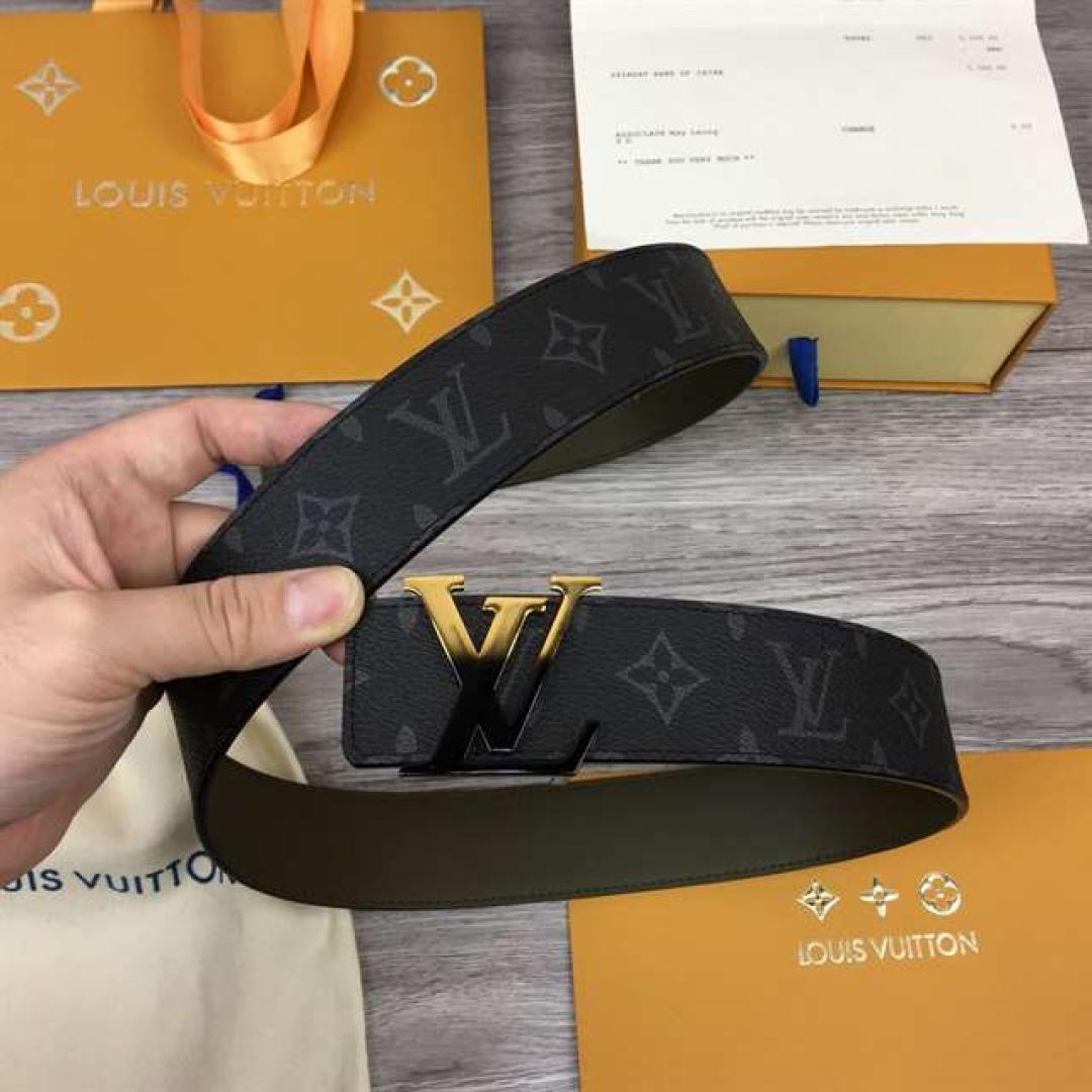 LOUIS VUITTON INITIALES 40MM REVERSIBLE MONOGRAM CANVAS BELT