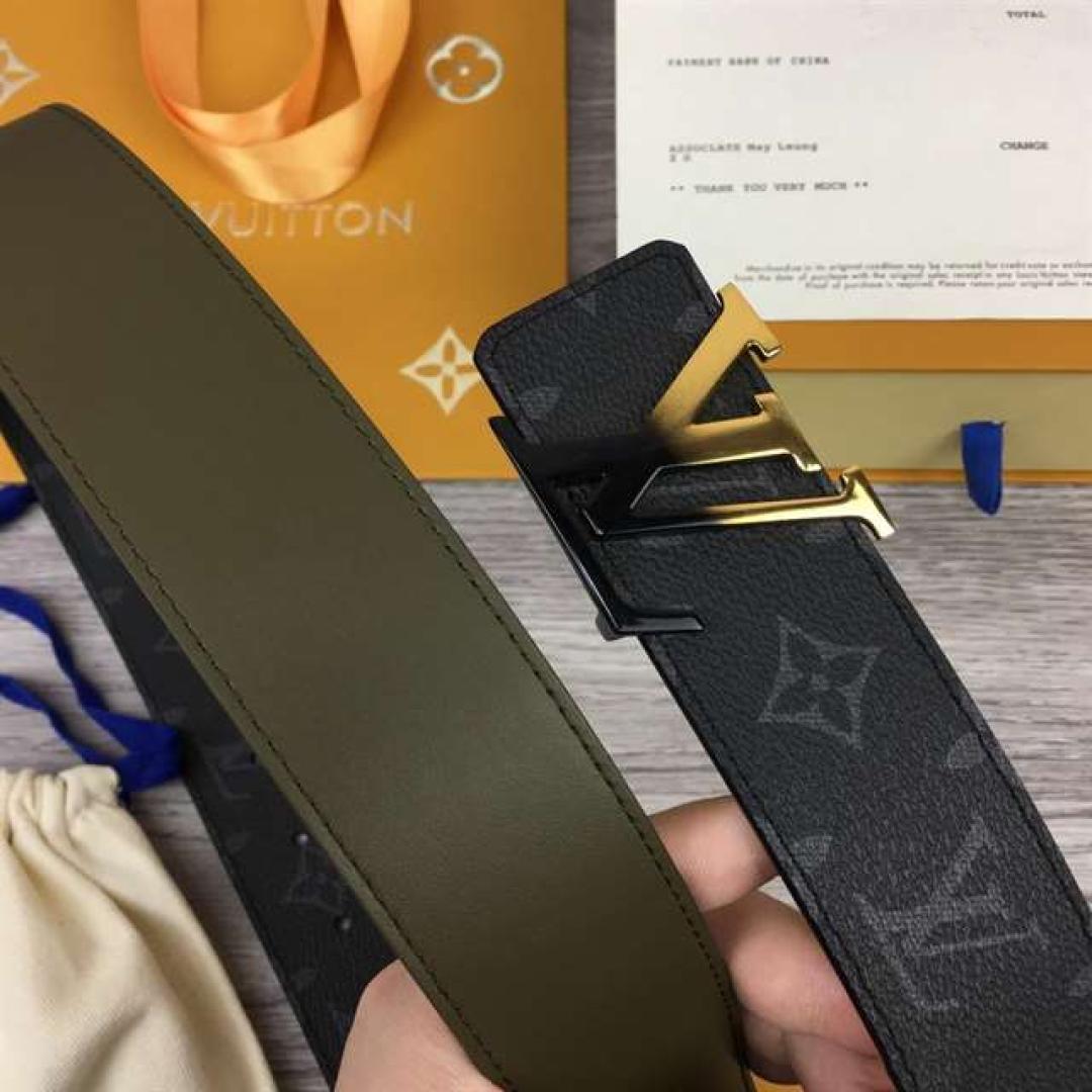 LOUIS VUITTON INITIALES 40MM REVERSIBLE MONOGRAM CANVAS BELT