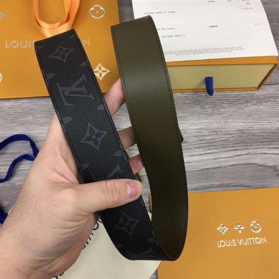LOUIS VUITTON INITIALES 40MM REVERSIBLE MONOGRAM CANVAS BELT