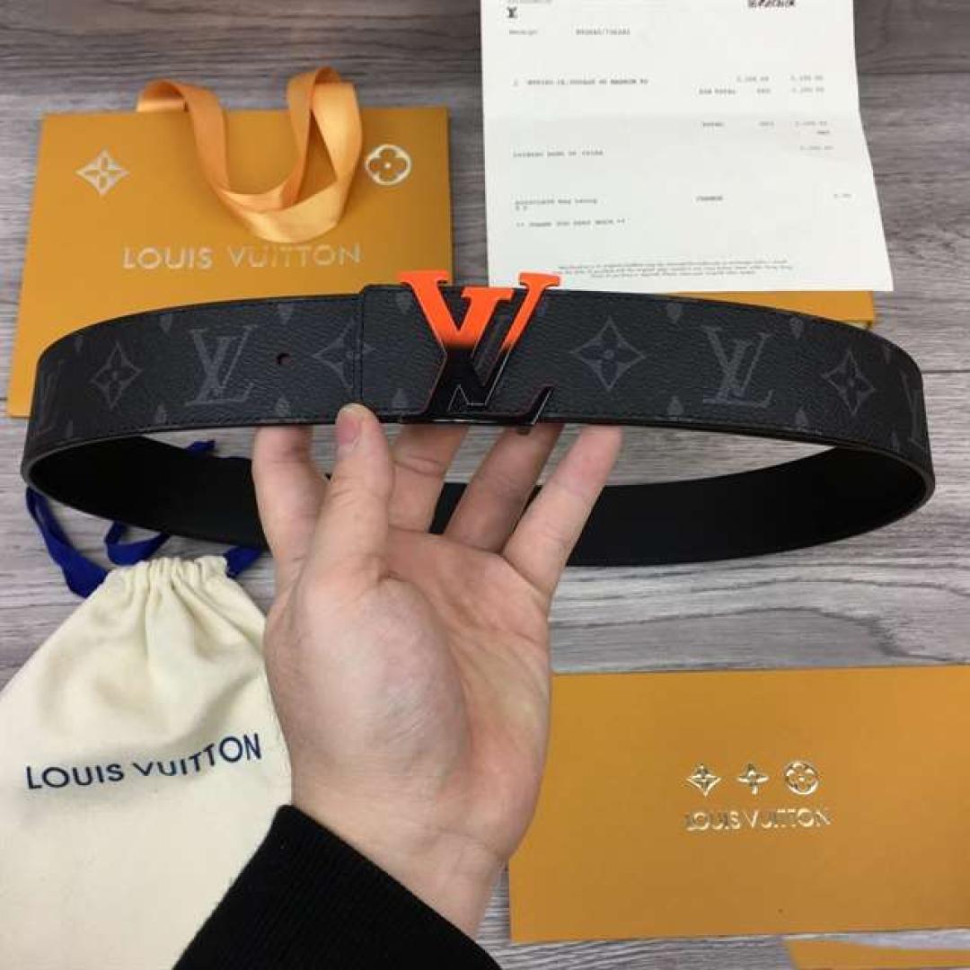 LOUIS VUITTON INITIALES 40MM REVERSIBLE MONOGRAM CANVAS BELT