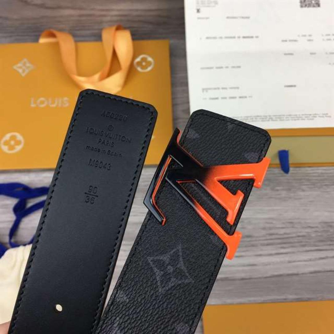 LOUIS VUITTON INITIALES 40MM REVERSIBLE MONOGRAM CANVAS BELT