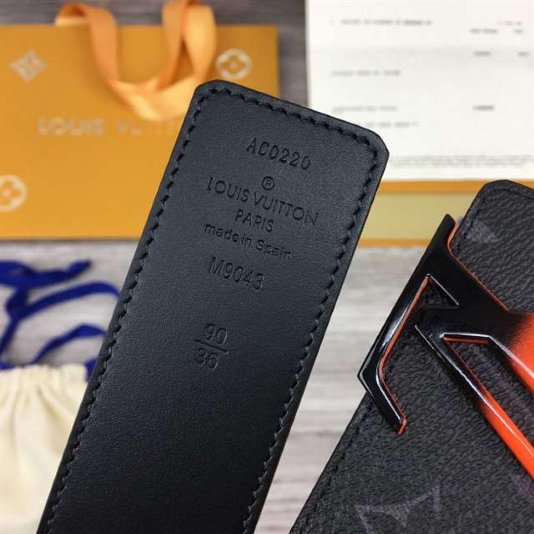 LOUIS VUITTON INITIALES 40MM REVERSIBLE MONOGRAM CANVAS BELT