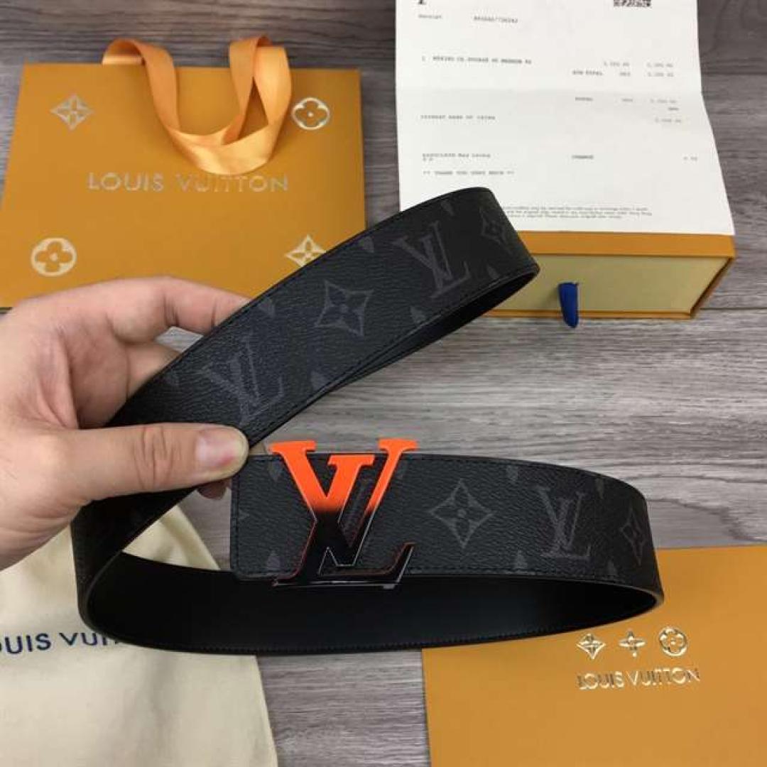 LOUIS VUITTON INITIALES 40MM REVERSIBLE MONOGRAM CANVAS BELT