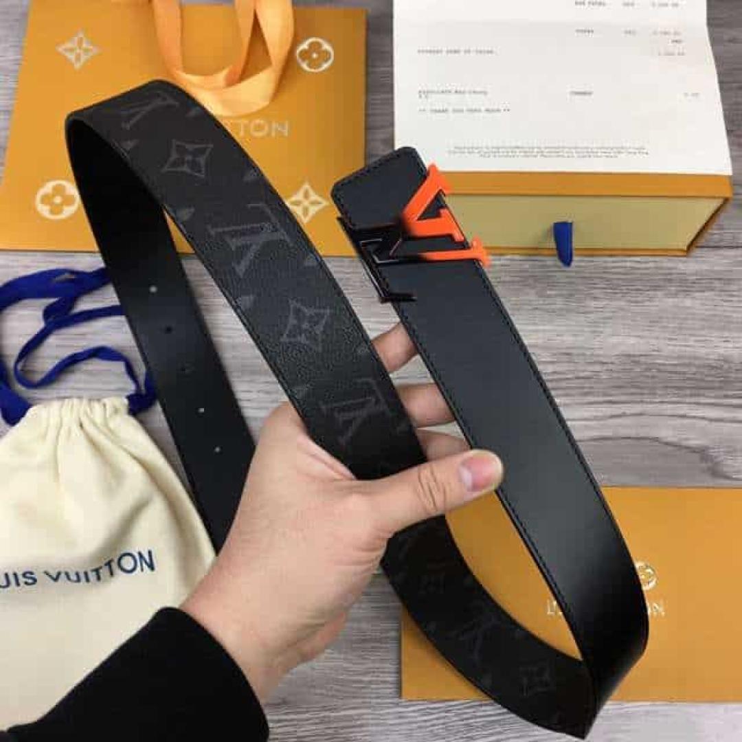 LOUIS VUITTON INITIALES 40MM REVERSIBLE MONOGRAM CANVAS BELT