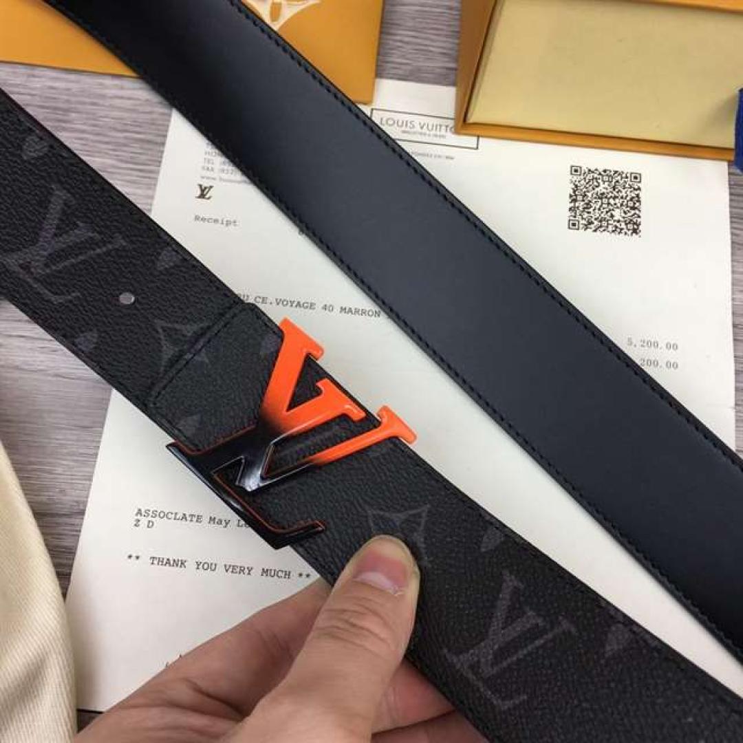 LOUIS VUITTON INITIALES 40MM REVERSIBLE MONOGRAM CANVAS BELT