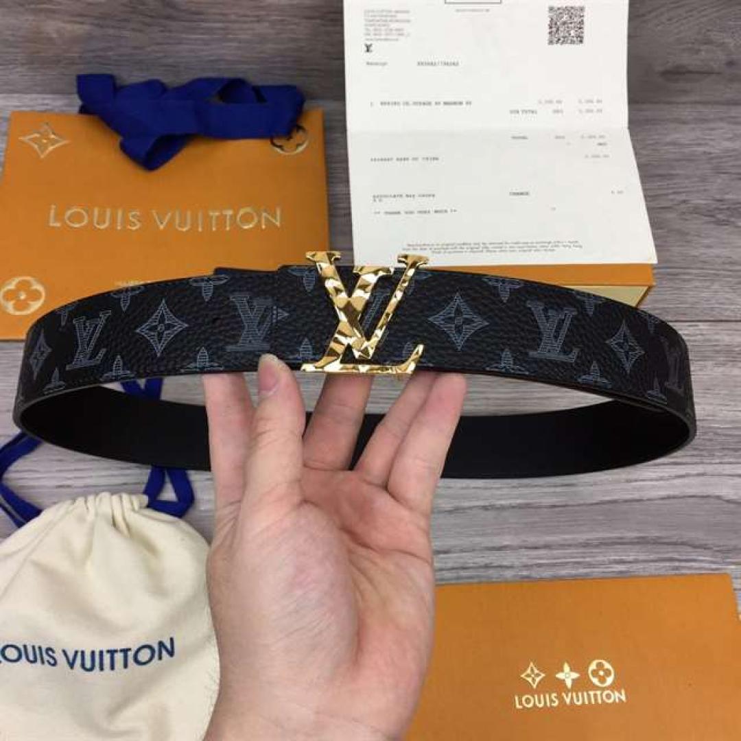 LOUIS VUITTON INITIALES 40MM REVERSIBLE MONOGRAM CANVAS BELT