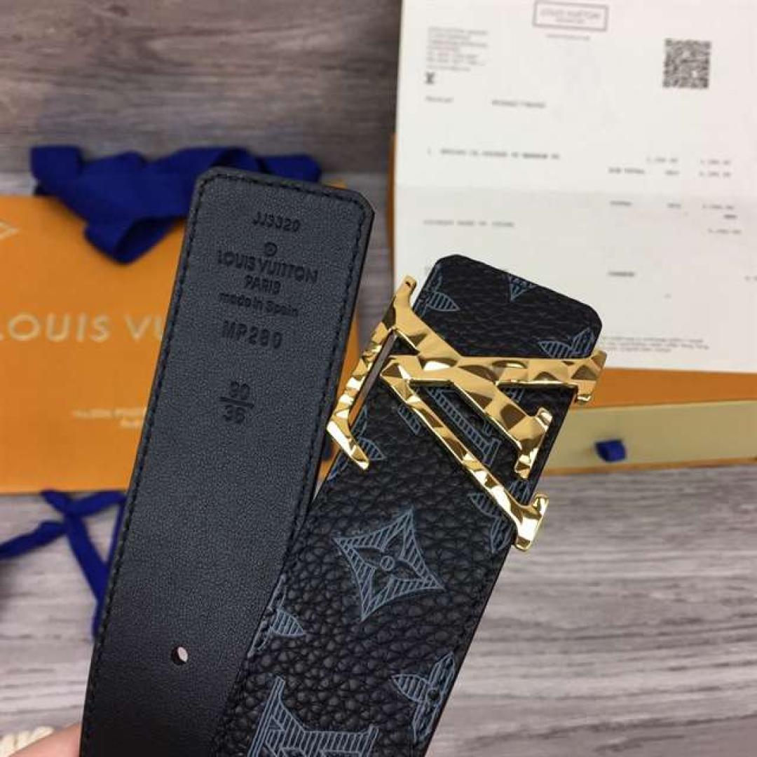 LOUIS VUITTON INITIALES 40MM REVERSIBLE MONOGRAM CANVAS BELT