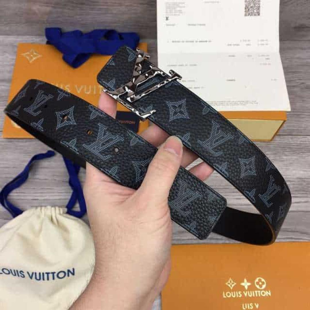 LOUIS VUITTON INITIALES 40MM REVERSIBLE MONOGRAM CANVAS BELT