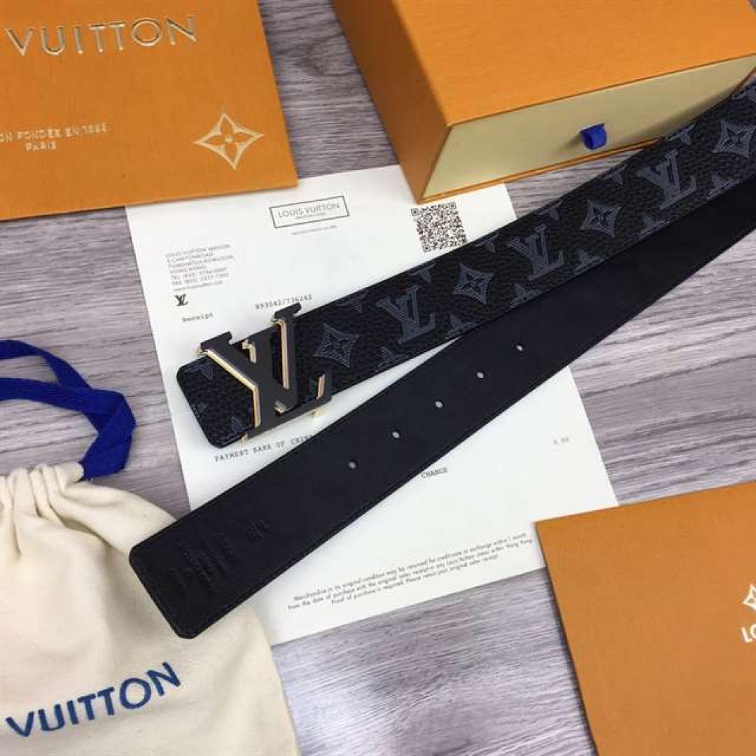LOUIS VUITTON INITIALES 40MM REVERSIBLE MONOGRAM CANVAS BELT
