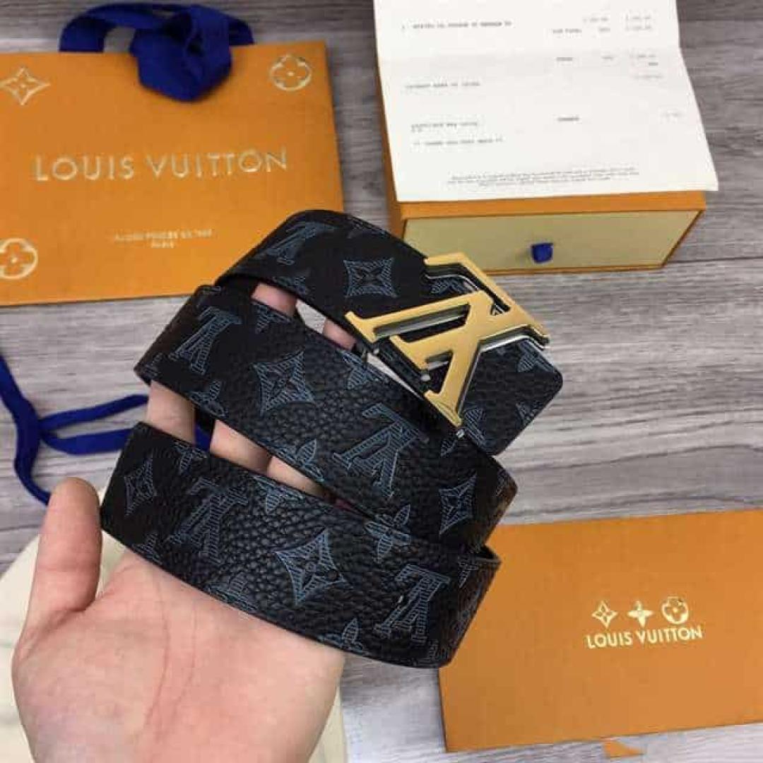 LOUIS VUITTON INITIALES 40MM REVERSIBLE MONOGRAM CANVAS BELT