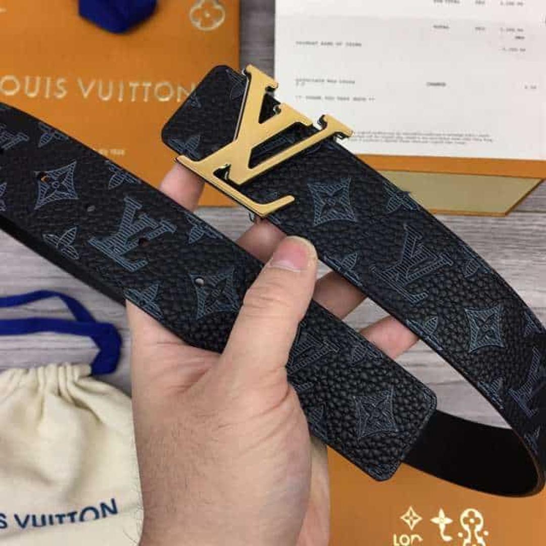LOUIS VUITTON INITIALES 40MM REVERSIBLE MONOGRAM CANVAS BELT